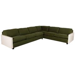 Midcentury Two-Piece Sectional in the Style of Milo Baughman
