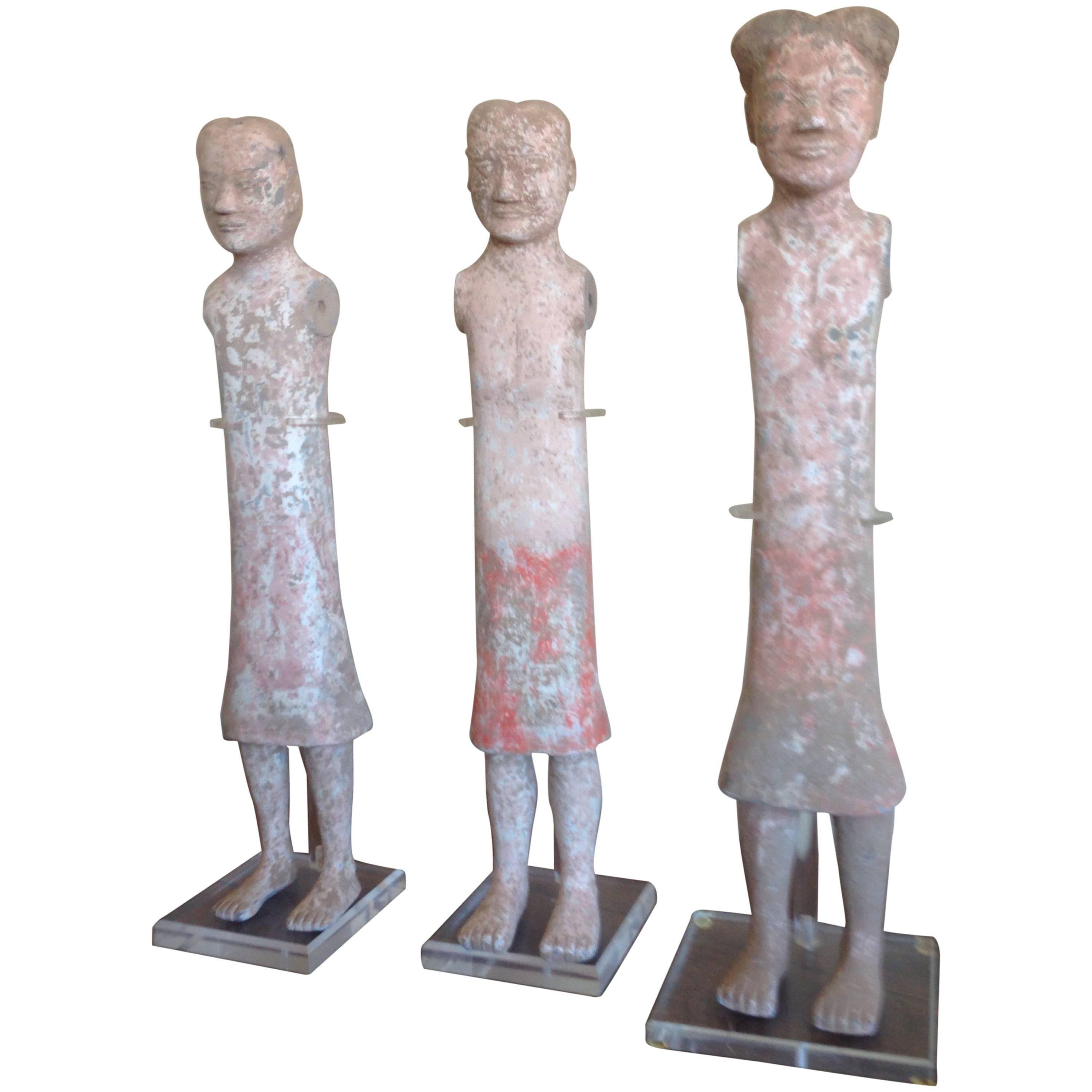 Warriors, Early Han Dynasty For Sale