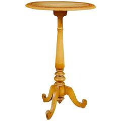 Swedish Pine Side Table in Original Paint 7