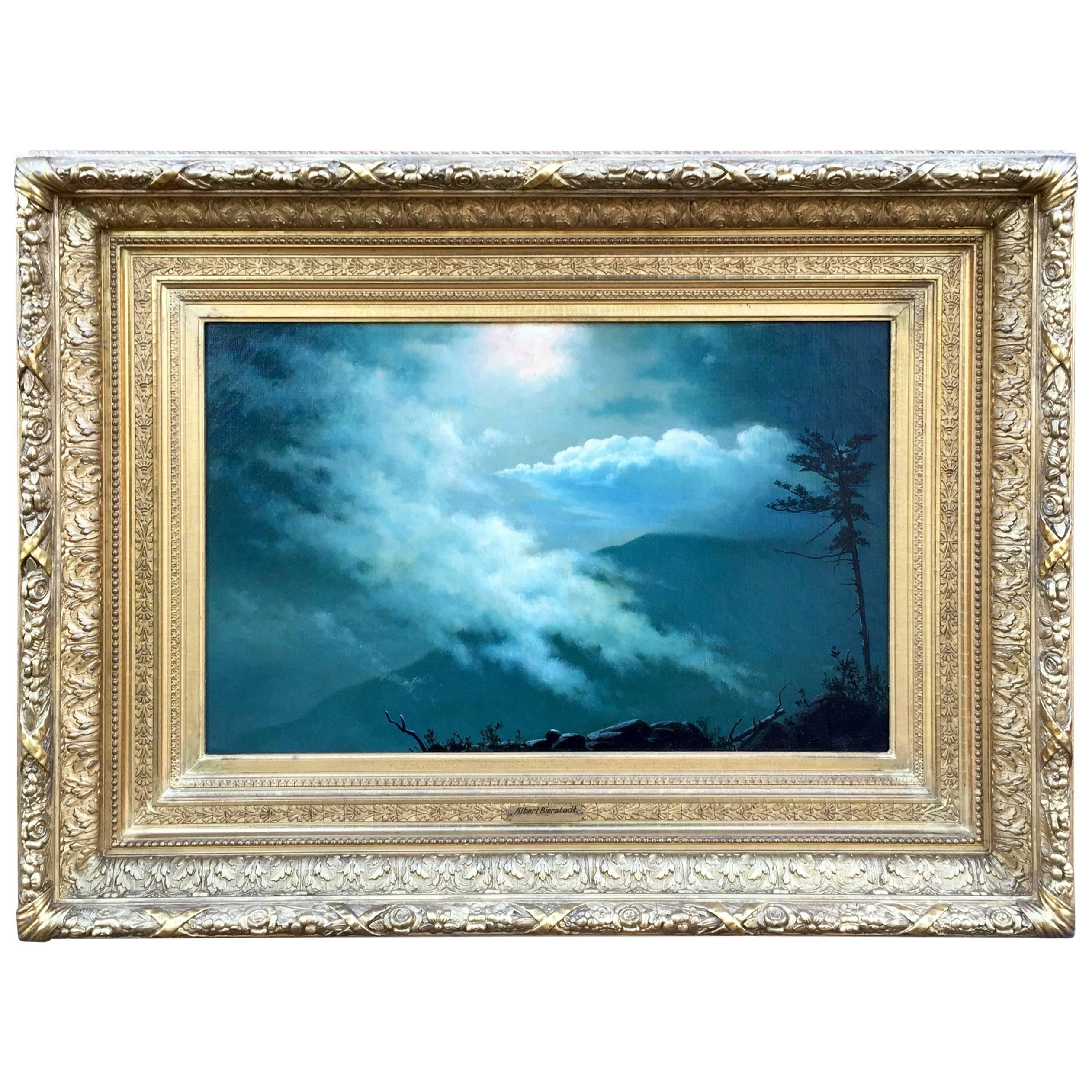 "Moonlight Mist" by Albert Bierstadt