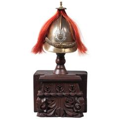 19th Century German Pickelhaube Helmet with Horse Hair Parade Plume