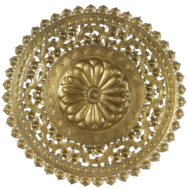 Handcrafted Italian Brass Wall Art at 1stDibs