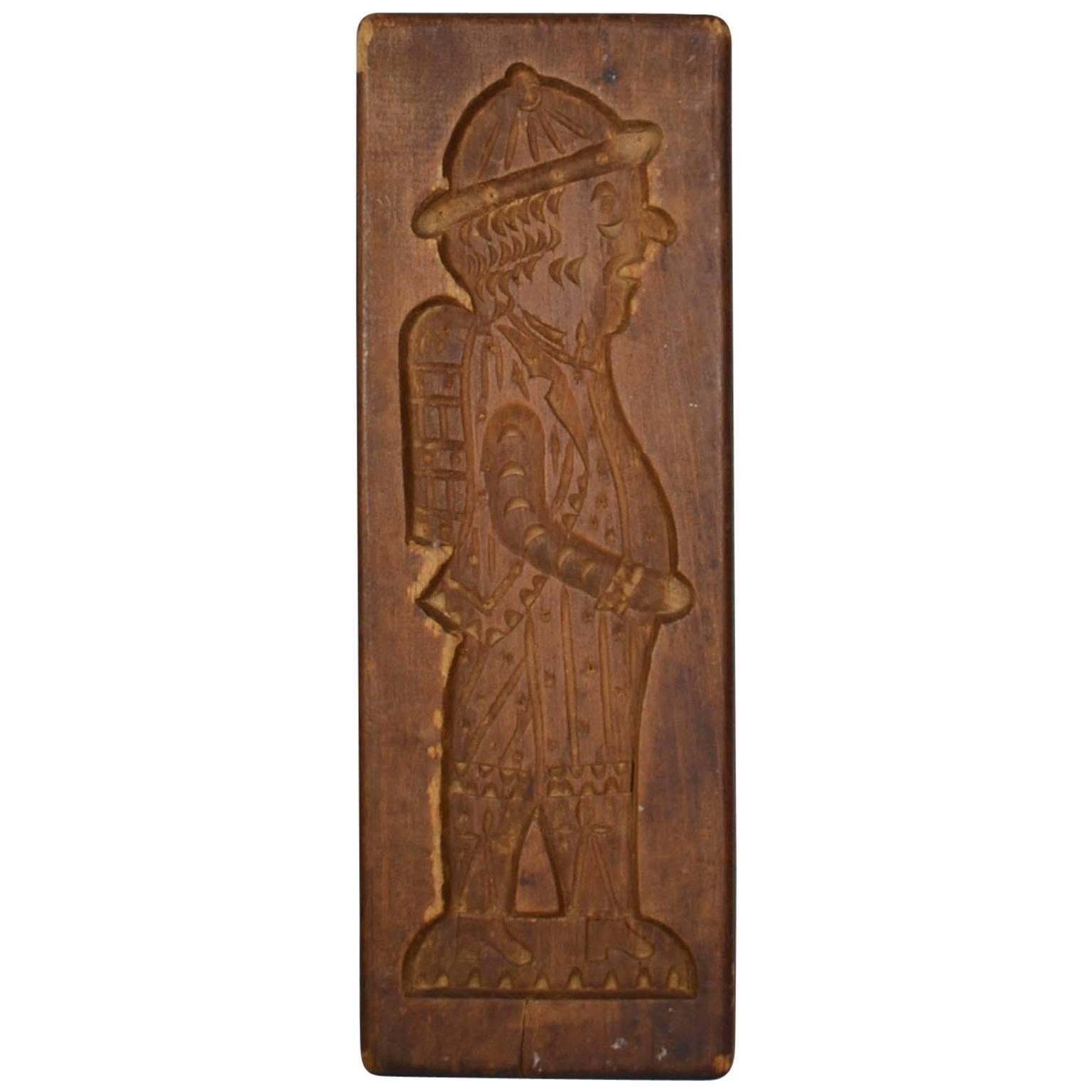 Wooden Gingerbread Mold For Sale