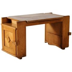 Oak Desk by Guillerme et Chambron