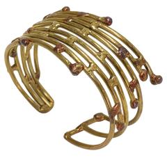 Handmade Vintage Copper and Brass Cuff Bracelet