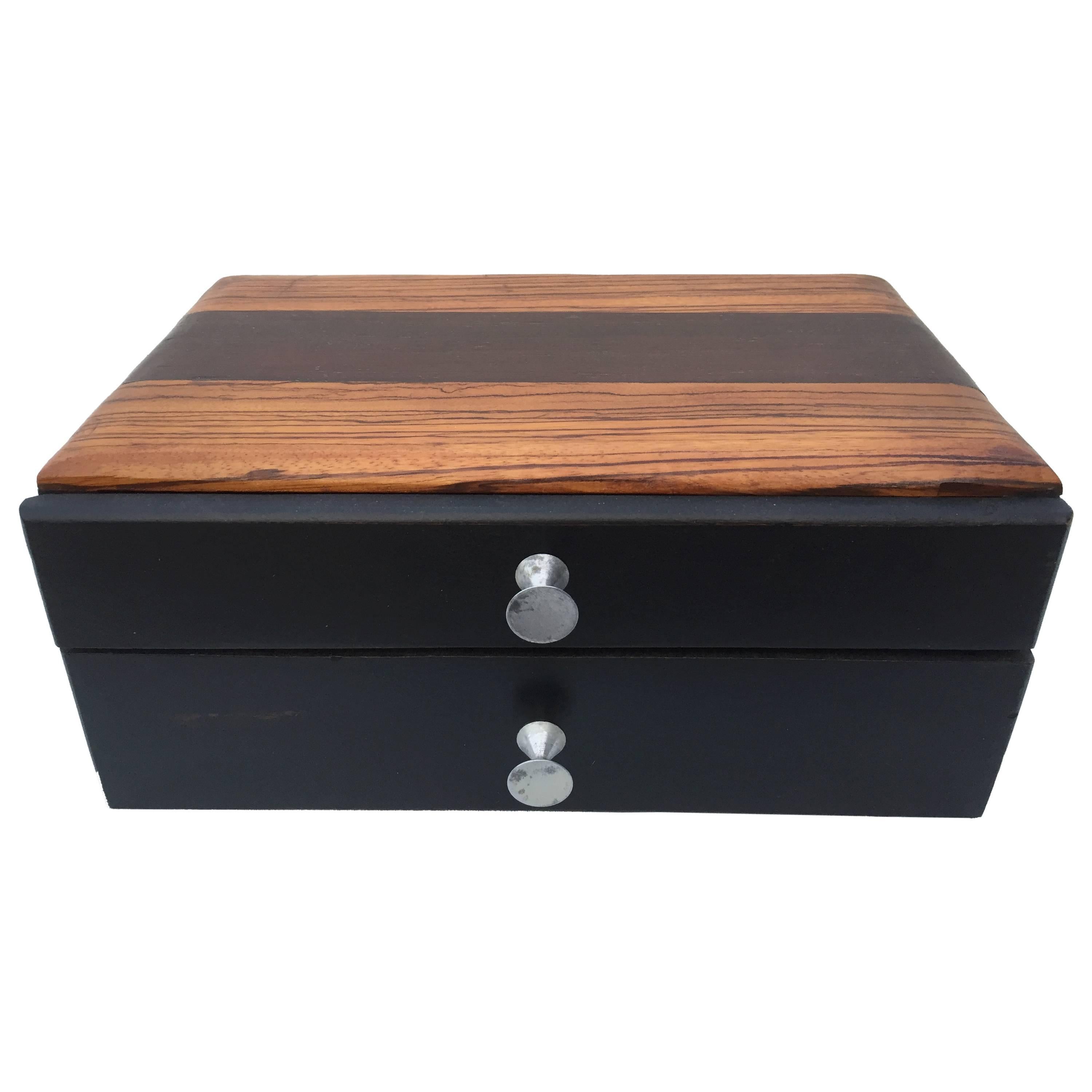 Rosewood Jewelry Box  For Sale