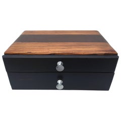 Vintage Rosewood Jewelry Box 