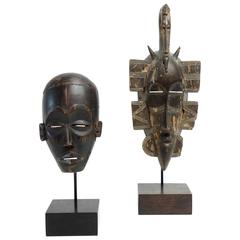Vintage Pair of African Masks