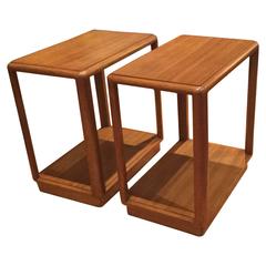 Pair of Mahogany End Tables for Dunbar Pair of Mahogany End Tables for Dunbar