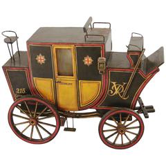 Antique Charming Victorian Model of a Carriage