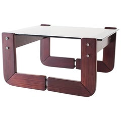 Percival Laver Rosewood and Glass Side Table