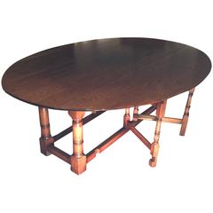English Oak Large Gate Leg Table
