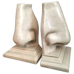 Pair of Italian Nose Bookends