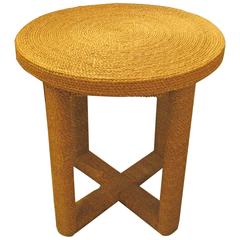 Jute Table in Audoux Minet Manner 11
