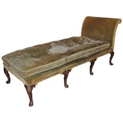 George II Style Walnut Daybed or Recamier 8