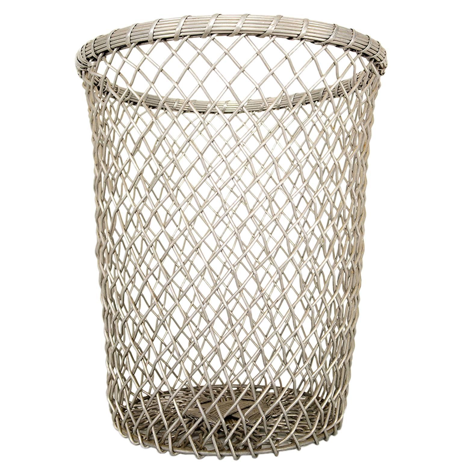 Aluminum Decorative Waste Basket