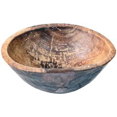 Antique Late 19th Century African Hollowed Out Bowl