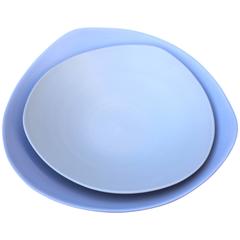 Rina Menardi Triangular Handmade Ceramic Soup Plate and Bowl 10