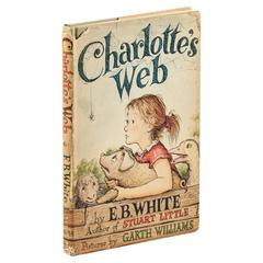 Vintage Charlotte's Web by E. B. White, First Edition, circa 1952