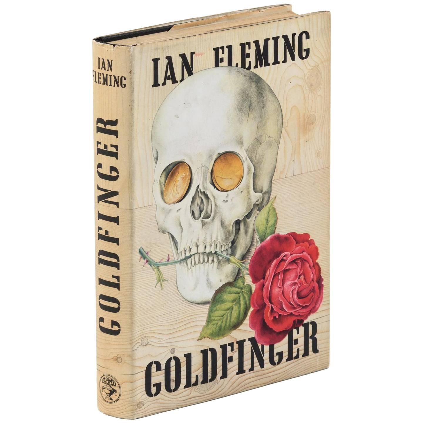 Goldfinger Book by Ian Fleming, First Edition of James Bond Classic, circa 1959