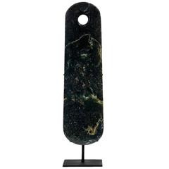 20th c. Chinese Jade Blade on Stand
