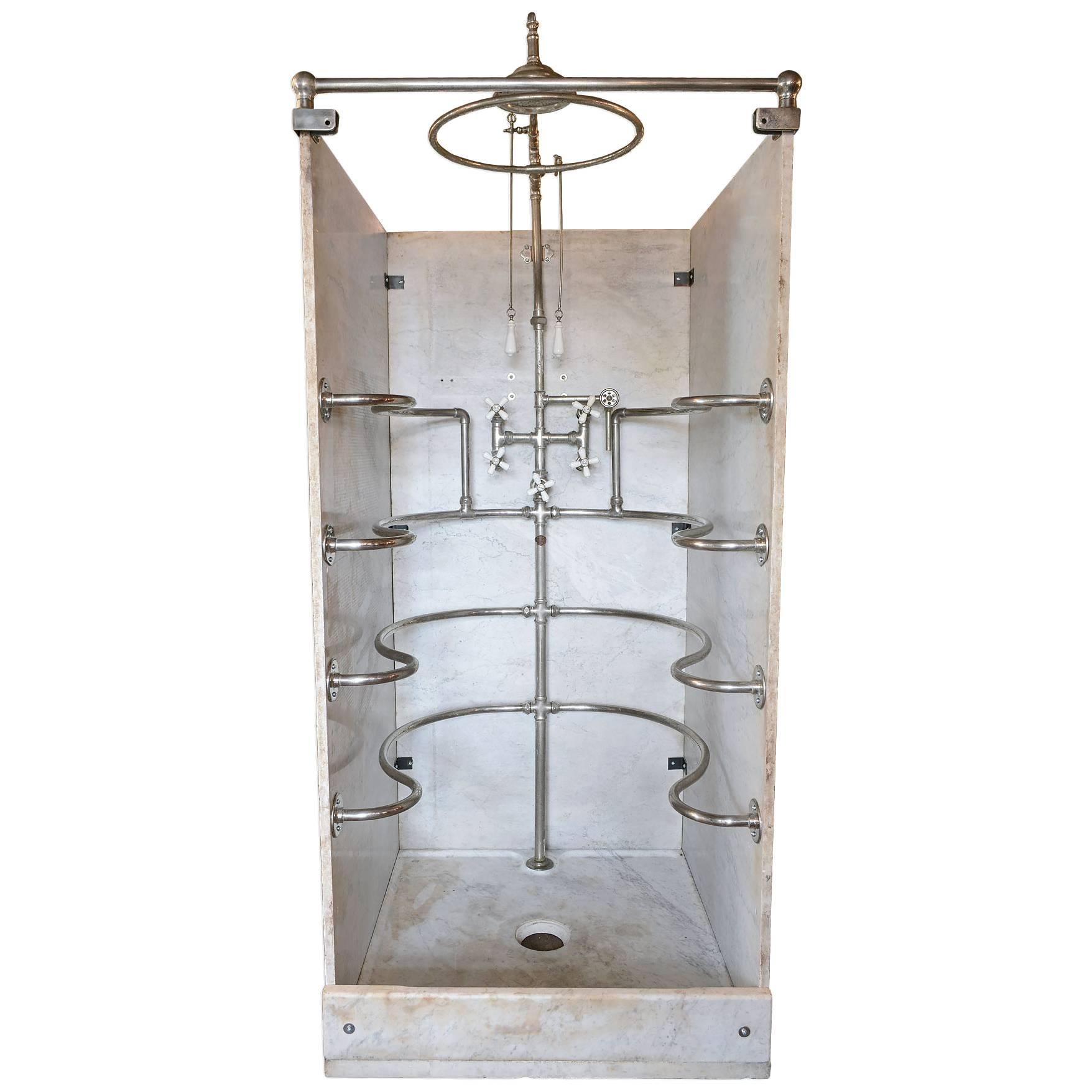 Rib Cage Shower Unit by Wolfe, circa 1900