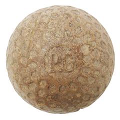 Antique P.G Rubber Core Golf Ball