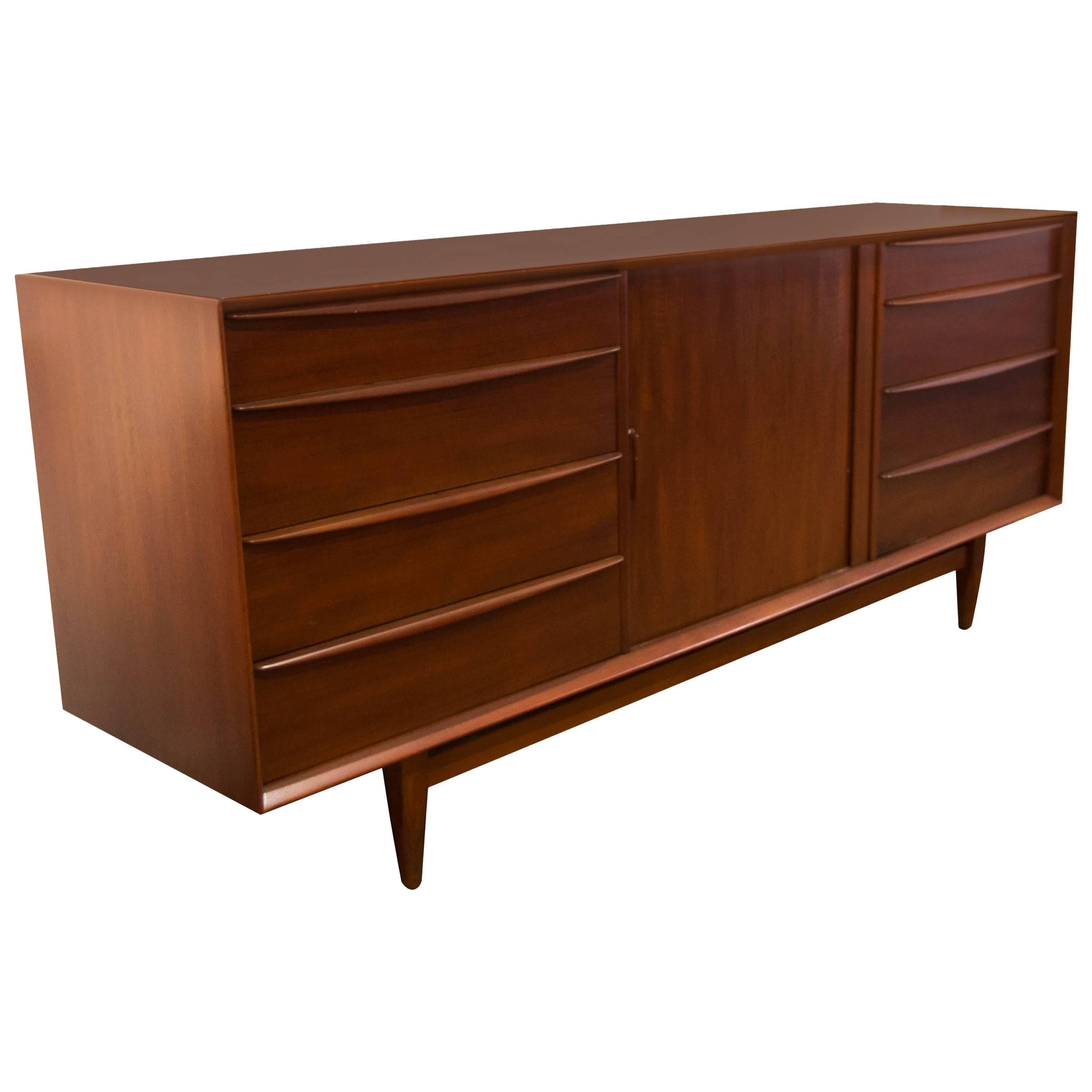 Danish Modern 1960s Teak Dresser by Falster Mobelfabrik