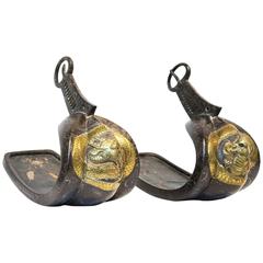 19th Century Pair of Japanese Abumi 'Stirrups' 3
