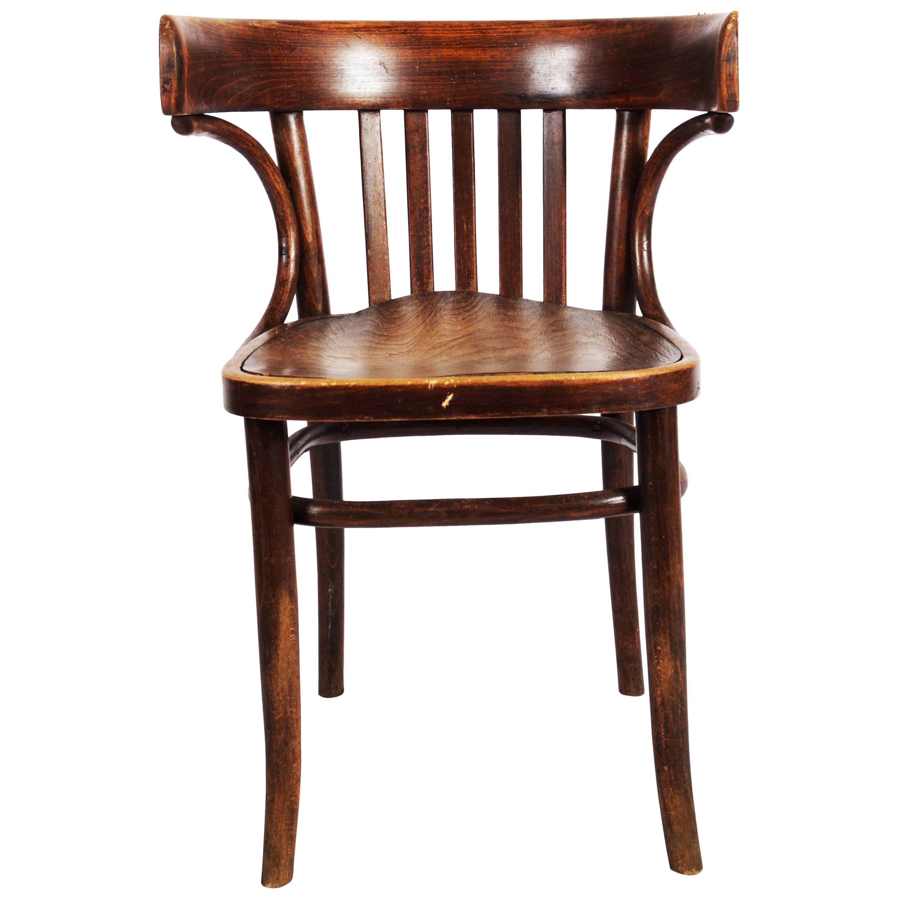 Classical Thonet Bistro or Cafe Armchair, 1920s