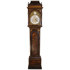 George II Japanned 8 Day Tall Case Clock par Jonathan Wady