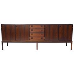 Johannes Andersen Brazilian Rosewood Danish Sideboard, circa 1964