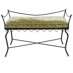 1940s Iron French Bench