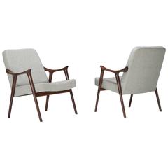 Lounge Chairs Pair by Rolf Rastad and Adolf Relling