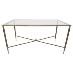 Hollywood Regency Cocktail Coffee Table in the Style of Maison Jansen