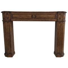 Carved Architectural Fireplace Mantel