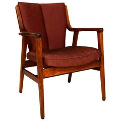 Vintage Gunlocke Side Armchair