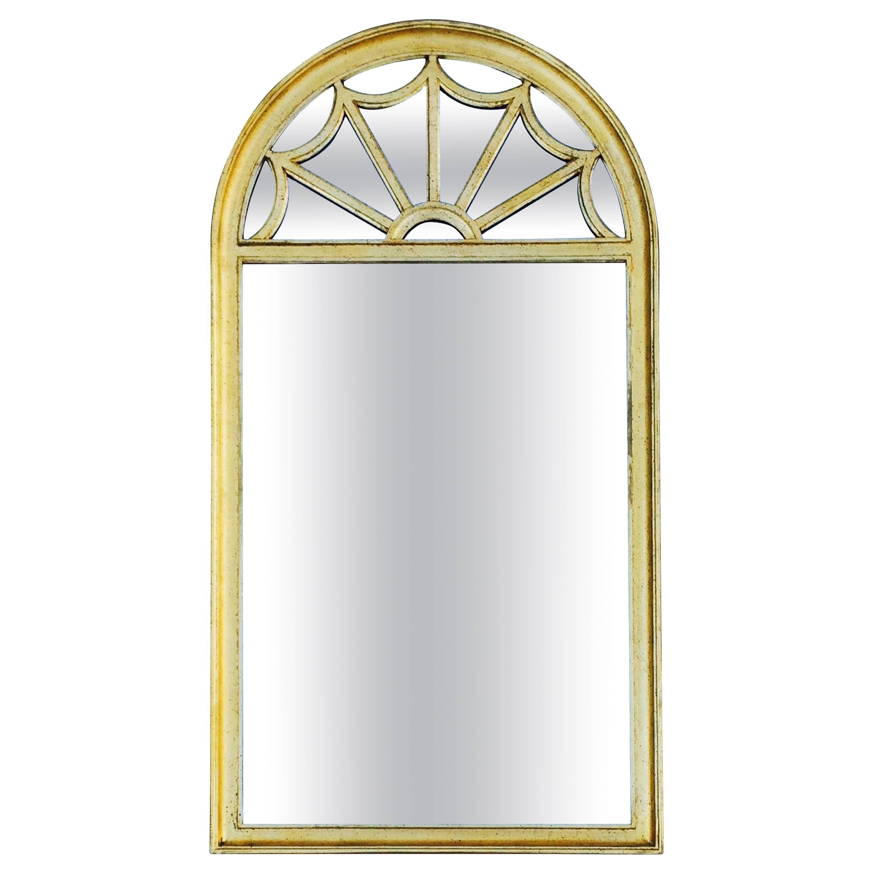 Mid-Century Labarge Gilt Beveled Wall Mirror For Sale