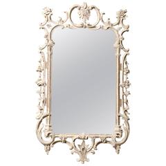 Chippendale Style Painted Mirror