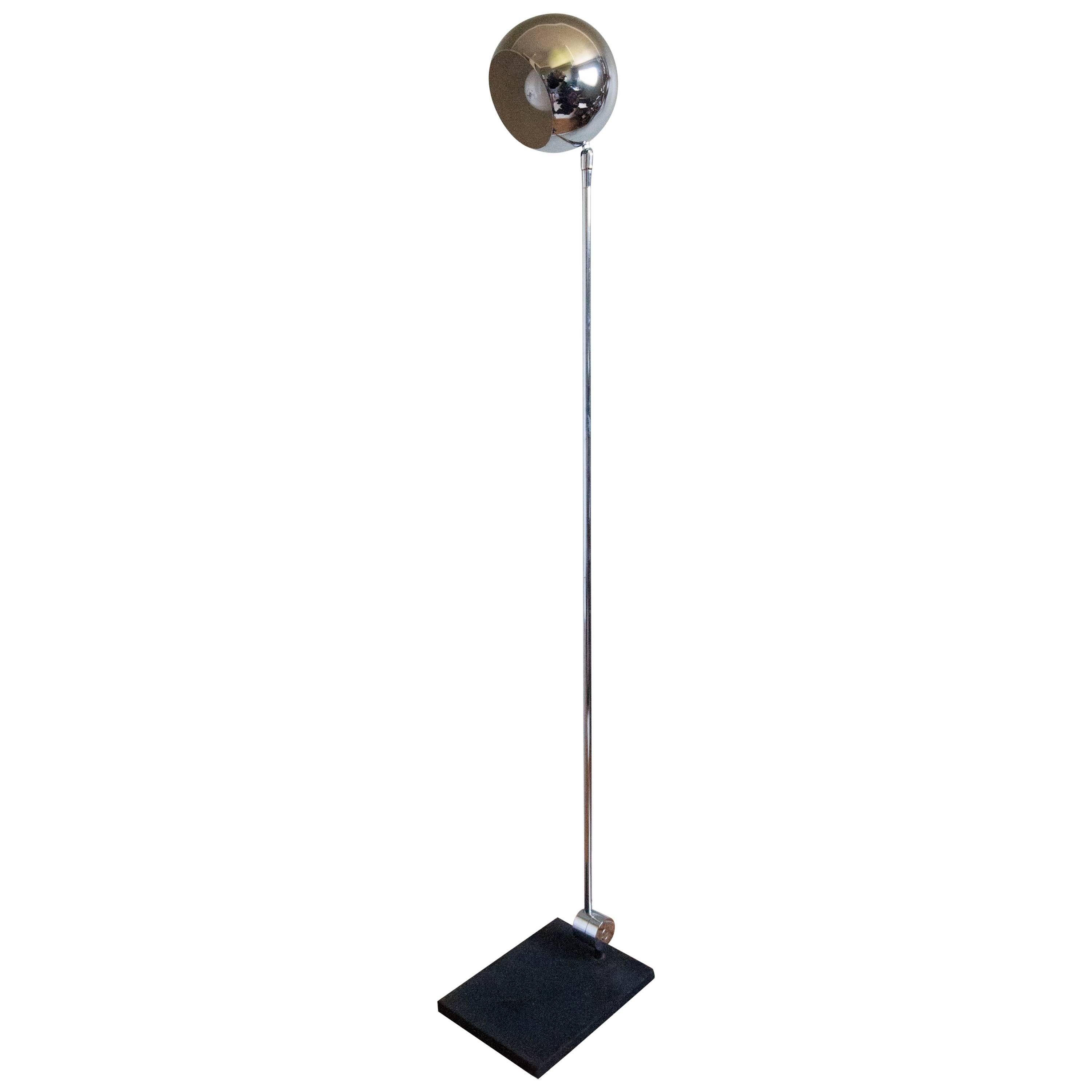 Robert Sonneman Adjustable Chrome Floor Lamp