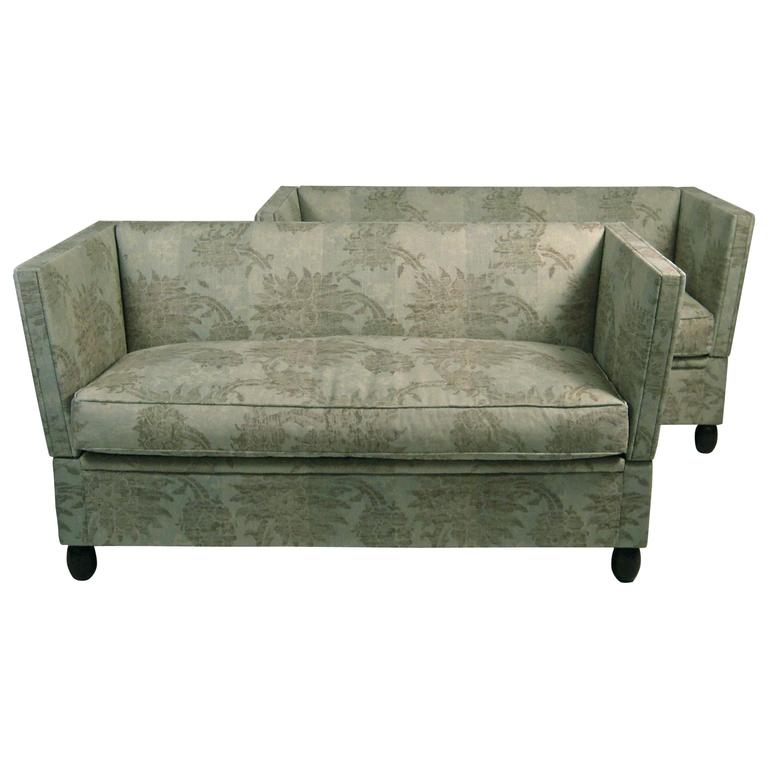 Pair of Small Knole Sofas, 57" Long at 1stDibs