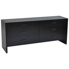 Ebonized and Lacquered Six-Drawer Dresser Robert Baron for Glenn of California