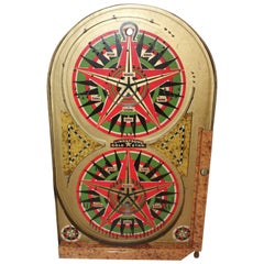 Lindstrom's Gold Star Marble Game Board, Dated 1934