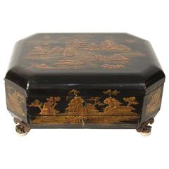 Antique 19th Century Chinese Export Sewing Box