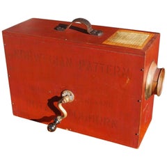 English Rotary Box Nautische Nebelhorn Norwegisch Muster:: um 1880