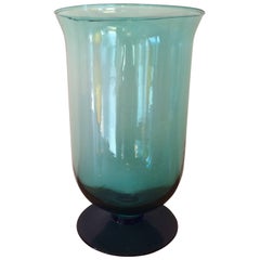 Vintage Midcentury Blenko Vase Glass Planter