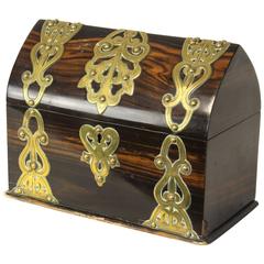 Coromandel Brass Bound Letter Box