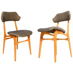 Pair of Italian Side Chairs After Carlo Mollino 3