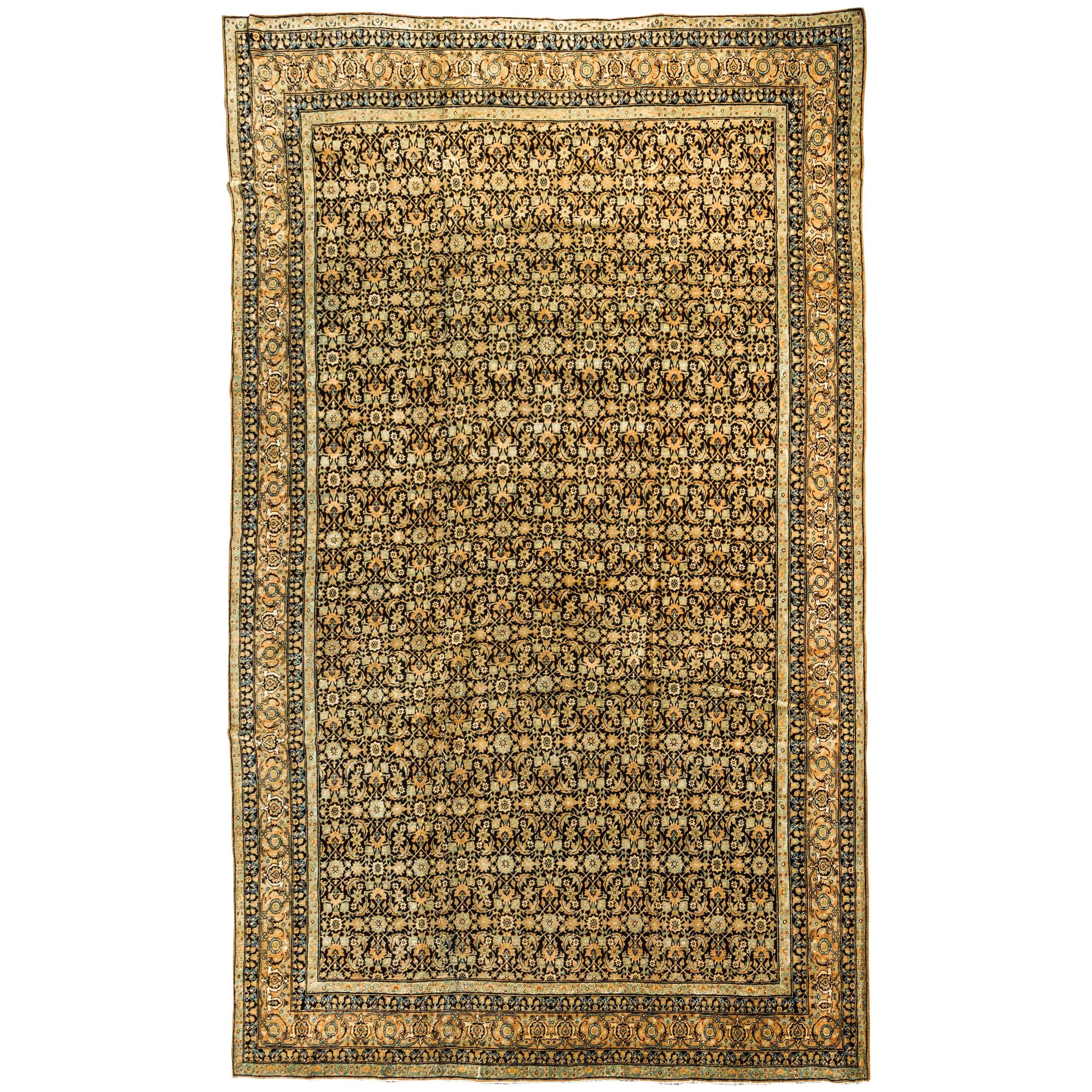 Antique Persian Tabriz For Sale