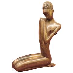 Werkstatte Hagenauer African Woman Sculpture